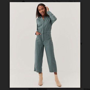Pact Teal Jumpsuit